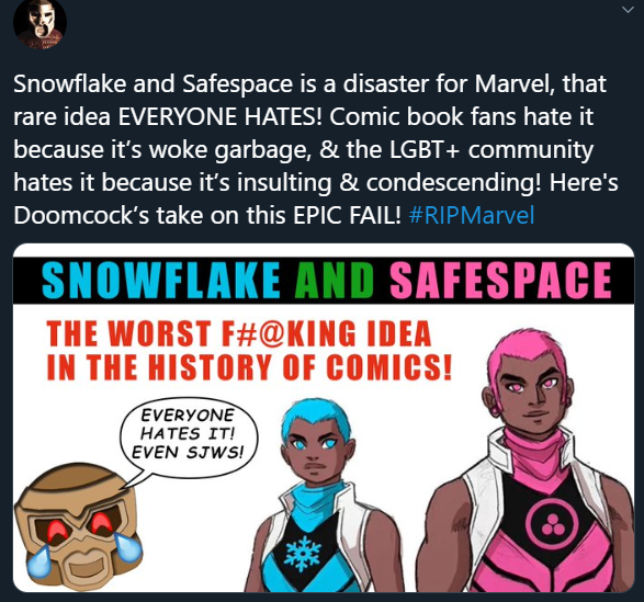 Snowflake Safespace | New Warriors | Novos Guerreiros