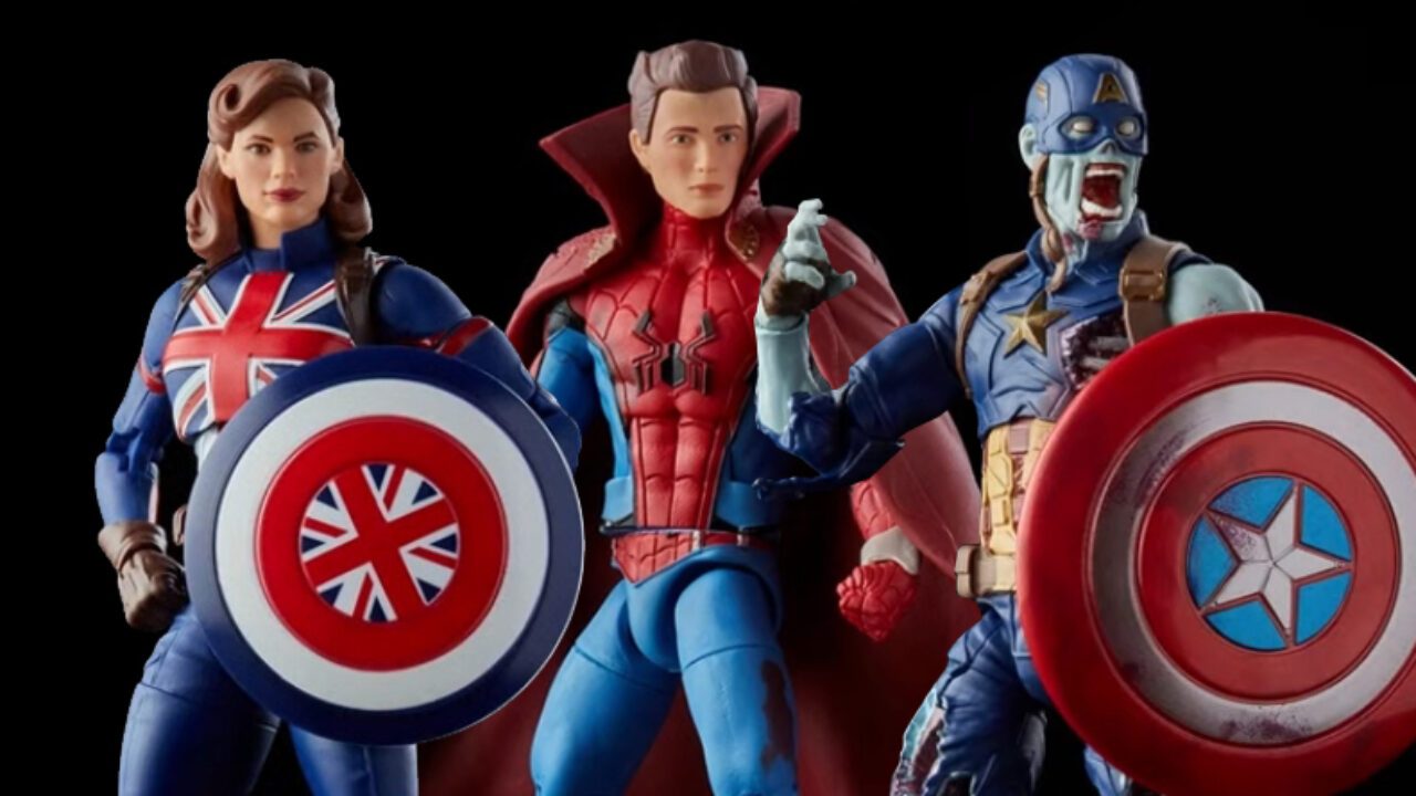 Marvel Legends Captain America Stealth Shield Replica, and Mobius