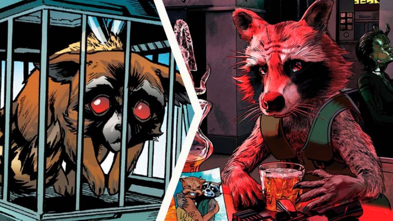 Conheça a triste história de origem do Rocket Raccoon