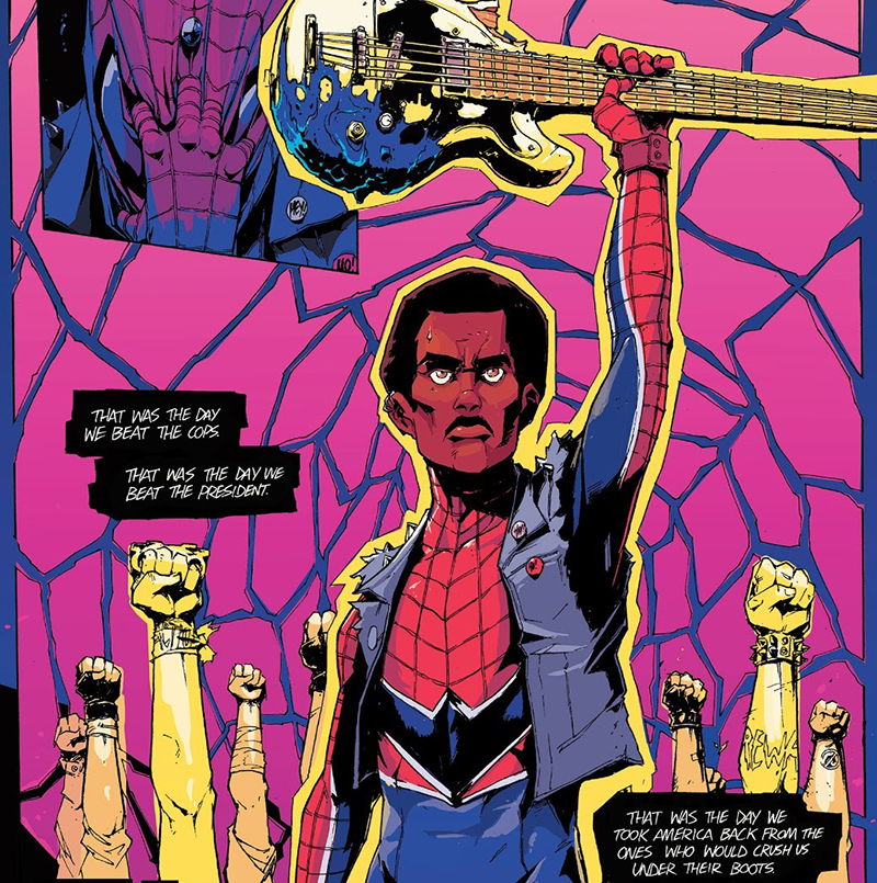 Spider-Punk  HQ introduz versão punk de outra heroína da Marvel