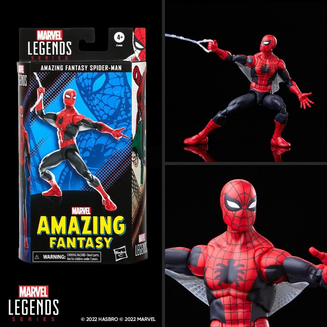 Homem Aranha Marvel Legends Amazing Fantasy Spider Man Hasbro Action Figure  Review 